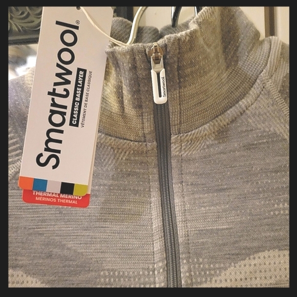 New Smartwool Classic Thermal Merino Base Layer 1/4 Zip - Picture 5 of 12